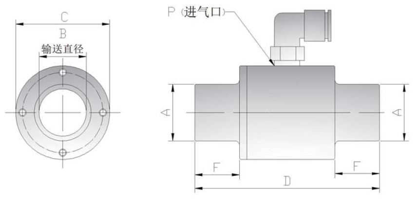 气力物料输送器